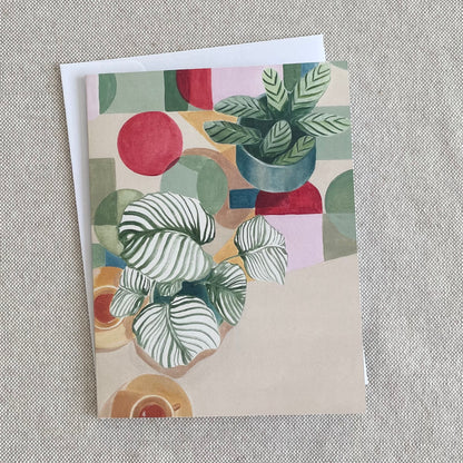 'Somebody that I use to know' greeting card with envelope